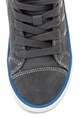 Geox Pantofi sport mid-high de piele ecologica cu insertii de piele intoarsa Alonisso Fete