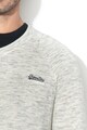 SUPERDRY Пуловер с фина плетка и лого Мъже