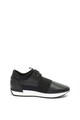 Pollini Pantofi sport slip-on de piele si neopren Femei