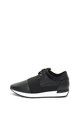 Pollini Pantofi sport slip-on de piele si neopren Femei