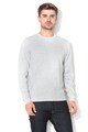 Jack & Jones Pulover cu decolteu la baza gatului Basic, Gri deschis, Barbati