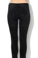 Vero Moda Blugi slim fit cu garnituri tubulare cu imprimeu text Seven Femei