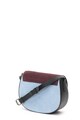 Pieces Geanta crossbody de piele si piele intoarsa Kyra Femei