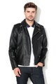 Jack & Jones Jacheta biker de piele ecologica Moment Barbati