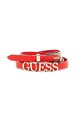 GUESS Curea skinny de piele ecologica cu logo metalic Femei