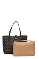 GUESS Set de geanta tote reversibila si geanta de mana Bobbi Femei