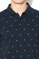 Scotch & Soda Tricou polo din material pique cu model geometric Barbati