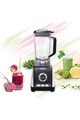 Heinner Blender de masa  , 1500 W, 40.000 rpm, vortex profiblend, 6 lame inox, bol tritan 1.5 L, viteza variabila, Inox/Negru Femei