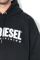 Diesel Kapucnis pulóver hímzett logóval férfi