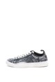 Diesel Pantofi sport din material textil, cu aspect metalizat Clever Femei