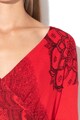 DESIGUAL Lisboa aszimmetrikus pulóver átlapolt dizájnnal női