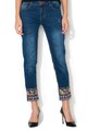 DESIGUAL Blugi crop skinny fit Exotic Femei