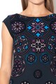 DESIGUAL Rochie cambrata cu mandale cu textura catifelata Sofia Femei