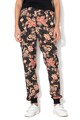 DESIGUAL Pantaloni cu model floral si banda elastica in talie Atenas Femei