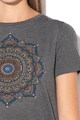 DESIGUAL Tricou cu terminatie asimetrica Morkey Femei