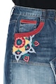 DESIGUAL Fusta de denim, cu broderii Zita Femei