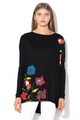 DESIGUAL Bluza lejera de jerseu, cu imprimeu floral Amsterdam Femei