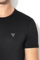 GUESS Tricou de casa din lyocell cu aplicatie logo discreta Barbati