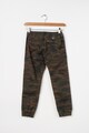 GUESS JEANS Pantaloni cu imprimeu camuflaj si snur in talie Baieti