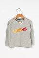 GUESS JEANS Bluza cu aplicatie logo si decolteu in V Baieti