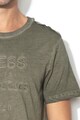 GUESS JEANS Tricou slim fit cu logo brodat Barbati