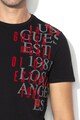 GUESS JEANS Super slim fit logómintás póló férfi