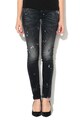 GUESS JEANS Jeggins ultra skinny cu aspect pictat Femei