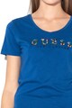 GUESS JEANS Тениска с модал и декорации Жени