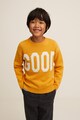 Mango Пуловер с текстова щампа Момчета