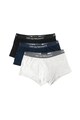 Emporio Armani Underwear Set de boxeri cu banda elastica in talie, cu logo - 3 perechi Barbati