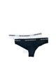 Emporio Armani Underwear Set de chiloti brazilieni cu banda cu logo in talie - 2 perechi Femei