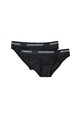 Emporio Armani Underwear Set de chiloti cu banda cu logo in talie - 2 perechi Femei