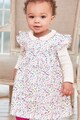 JoJo Maman Bebe Set de rochie si body - 2 piese Fete