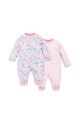 JoJo Maman Bebe Set de salopete cu diverse modele - 2 piese Fete