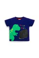 JoJo Maman Bebe Tricou cu imprimeu cu dinozaur Baieti