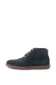 Clarks Ghete chukka de piele intoarsa cu softCushion Grandin Barbati