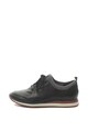 Clarks Pantofi sport de piele si material textil Hero Fuse Femei