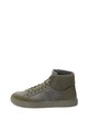 Versace Jeans Pantofi sport mid-high cu insertii de piele intoarsa Barbati