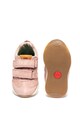 Kickers kids Pantofi sport de piele intoarsa cu inchidere cu velcro Fete