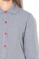 Love Moschino Карирана риза с капси на сърца Жени