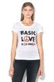 Love Moschino Tricou cu imprimeu text A Femei