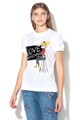 Love Moschino Тениска с фигурална щампа Жени