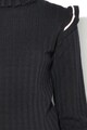 Max&Co Dracena bordázott pulóver fodros részletekkel női