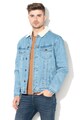 Jack & Jones Jacheta sherpa din denim Edward Barbati