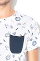 Jack & Jones Sketchy regular fit póló zsebbel férfi