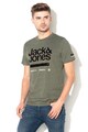 Jack & Jones Blake regular fit póló bársonyos logóval férfi