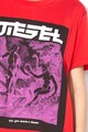 Diesel Тениска Overy-A с фотопринт Жени