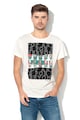 Andy Warhol by Pepe Jeans Tricou din bumbac cu imprimeu Liberty Barbati