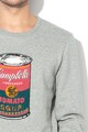 Andy Warhol by Pepe Jeans Bluza sport cu aplicatie din terry Sopa Barbati