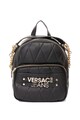 Versace Jeans Rucsac de piele ecologica cu logo metalic Femei